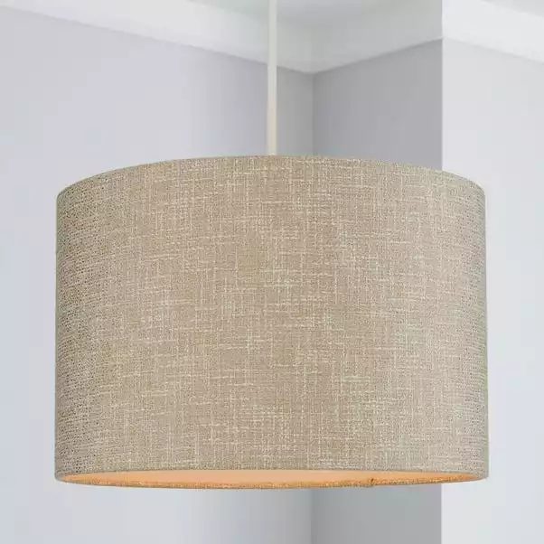 Dunelm Boucle Lamp Shade 35cm Natural 3 Dunelm Boucle Lamp Shade 35cm Natural