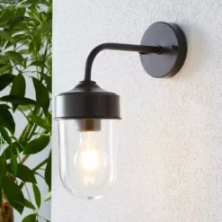 Dunelm Colmar Coffee Outdoor Wall Light