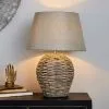 Dunelm Lari Split Weave Wicker Table Lamp -Cheap wall lights Store 30624430