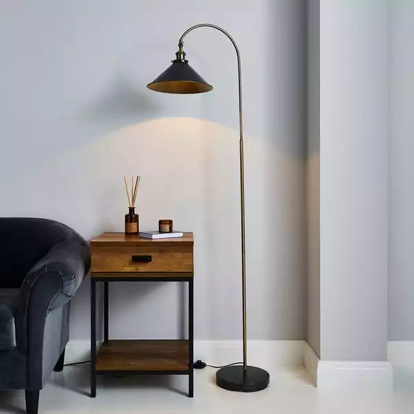 Dunelm Logan Grey Industrial Floor Lamp 3 Dunelm Logan Grey Industrial Floor Lamp