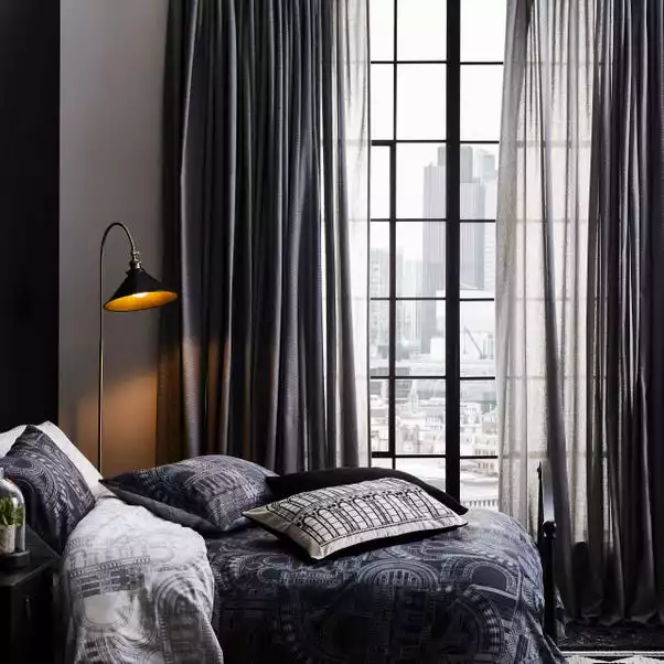 Dunelm Logan Grey Industrial Floor Lamp 4 Dunelm Logan Grey Industrial Floor Lamp - Image 2