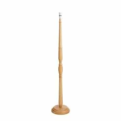 Dunelm Legoli Turned Wood Floor Lamp Base -Cheap wall lights Store 30624737 alt05