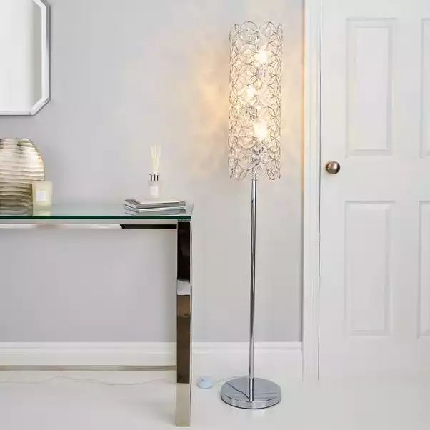 Dunelm Arden Jewel Chrome Floor Lamp 3 Dunelm Arden Jewel Chrome Floor Lamp