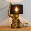 Dunelm Odisha Resin Monkey Gold Table Lamp