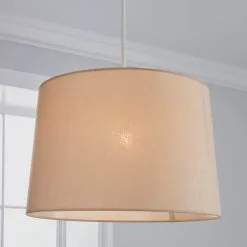 Dunelm Sara Lamp Shade 40cm Natural