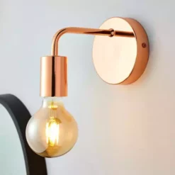 Dunelm Adonis Copper Wall Light