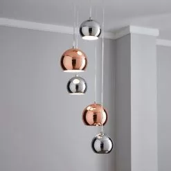 Dunelm Sora 5 Light Cluster Ceiling Fitting