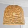 Dunelm Leena Bamboo Easy Fit Pendant -Cheap wall lights Store 30669605