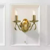 Vogue Lighting Vogue Bernice 2 Light Wall Light Antique Brass 2 Vogue Lighting Vogue Bernice 2 Light Wall Light Antique Brass -Cheap wall lights Store 30671117
