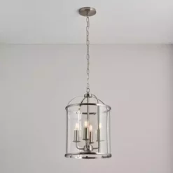 Vogue Lighting Vogue Lambeth 4 Light Glass Pendant Ceiling Fitting