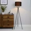 Dunelm Drei Tripod Black Floor Lamp