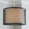 Dunelm Palle Mesh Black Easy Fit Pendant -Cheap wall lights Store 30671291