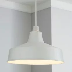 Dunelm Stern White Easy Fit Pendant