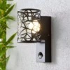 Dunelm Pandora Black Outdoor Wall Light