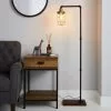Dunelm Milas Pipe Black Industrial Floor Lamp -Cheap wall lights Store 30674120