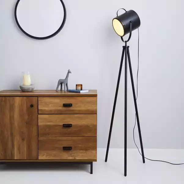 Dunelm Carlton Camera Matt Black Floor Lamp 3 Dunelm Carlton Camera Matt Black Floor Lamp
