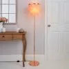 Dunelm Jaz Fringe Pink Floor Lamp