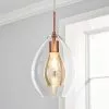 Dunelm Eden Pendant Ceiling Fitting Copper -Cheap wall lights Store 30681849