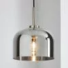 Dunelm Palazzo Smoked Glass Pendant Ceiling Fitting