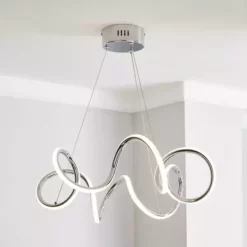 Dunelm Skylar Curly LED Ceiling Fitting