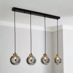 Dunelm Tanner 4 Light Hanging Bar