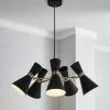 Dunelm Archie Black 5 Light Ceiling Fitting