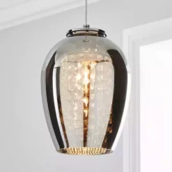 Dunelm Seychelles Smoked Pendant Ceiling Fitting