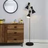 Dunelm Archie Black Floor Lamp