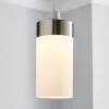 Dunelm Ferris Satin Nickel Easy Fit Pendant
