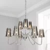 Dunelm Alister 9 Light Glass Ceiling Fitting