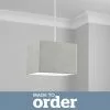 Dunelm Made To Order Square Shade -Cheap wall lights Store 30704824
