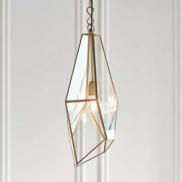 Vogue Lighting Vogue Avery Glass Ceiling Fitting Antique Brass 6 Vogue Lighting Vogue Avery Glass Ceiling Fitting Antique Brass - Image 4
