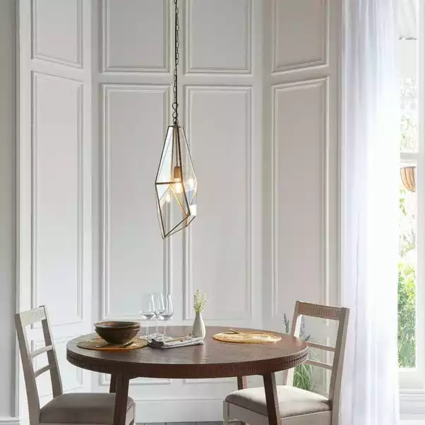 Vogue Lighting Vogue Avery Glass Ceiling Fitting Antique Brass 8 Vogue Lighting Vogue Avery Glass Ceiling Fitting Antique Brass - Image 6