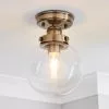 Dunelm Broden Bathroom Flush Fitting Antique Brass