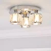 Dunelm Kylie Bathroom 3 Light Flush Fitting -Cheap wall lights Store 30713566