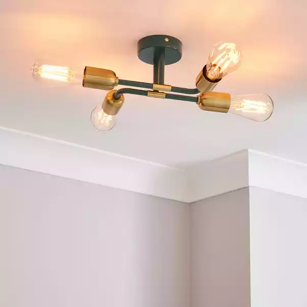 Dunelm Kacy Flush Ceiling Fitting 3 Dunelm Kacy Flush Ceiling Fitting