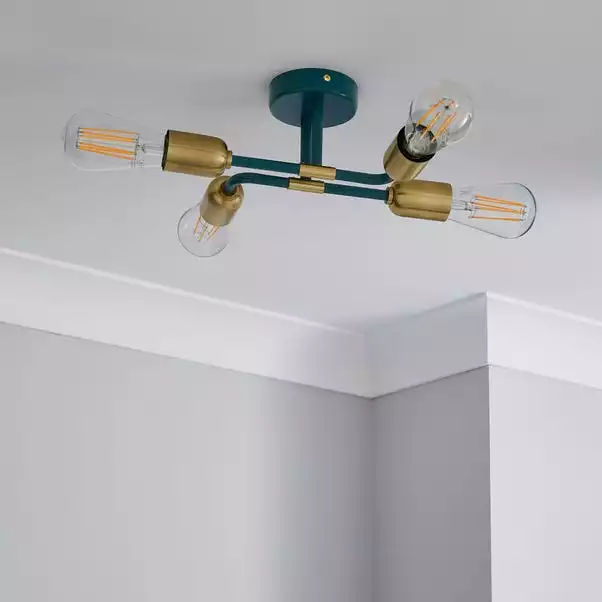 Dunelm Kacy Flush Ceiling Fitting 4 Dunelm Kacy Flush Ceiling Fitting - Image 2