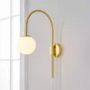 Dunelm Eniola Easy Fit Plug In Wall Light Gold -Cheap wall lights Store 30713616