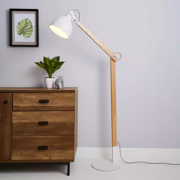 Dunelm Cleo Adjustable Floor Lamp 3 Dunelm Cleo Adjustable Floor Lamp