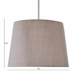 Dunelm Mariah Faux Silk 30cm Slight Tapered Lamp Shade -Cheap wall lights Store 30713661 alt07
