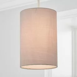 Dunelm Mariah Faux Silk 15cm Cylinder Lamp Shade