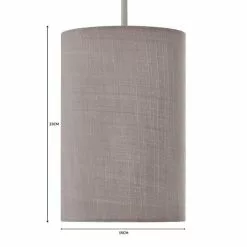 Dunelm Mariah Faux Silk 15cm Cylinder Lamp Shade -Cheap wall lights Store 30713667 alt07
