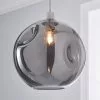 Dunelm Alexis Glass Easy-Fit Pendant 25cm -Cheap wall lights Store 30713670