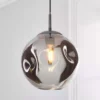 Dunelm Alexis Glass 1 Light Pendant Ceiling Fitting