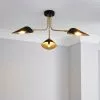 Dunelm Savona 3 Light Ceiling Fitting Black -Cheap wall lights Store 30713732