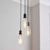 Dunelm Charlie 3 Light Cluster Flex Fitting