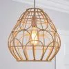 Dunelm Decorative Cane Easy Fit Pendant Natural 1 Dunelm Decorative Cane Easy Fit Pendant Natural -Cheap wall lights Store 30713802