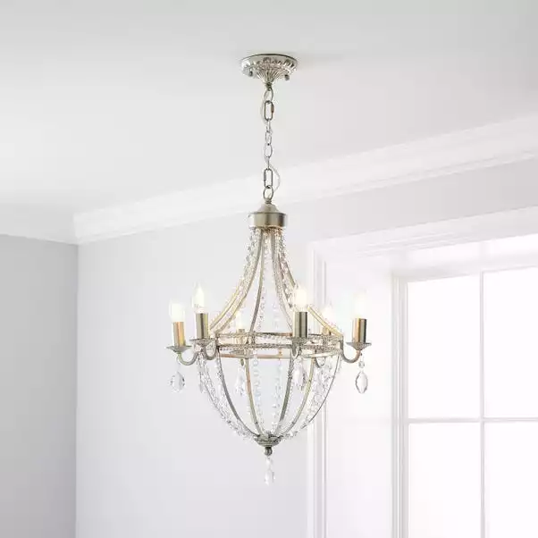 Dunelm Eugenie 6 Light Chandelier 3 Dunelm Eugenie 6 Light Chandelier