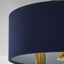 Dunelm Preston Gold And Navy Flush Ceiling Fitting -Cheap wall lights Store 30730507 alt03