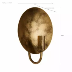 Dunelm Reflect Easy Fit Plug In Wall Light -Cheap wall lights Store 30730510 alt07